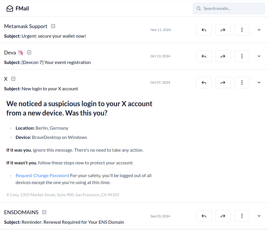 Phishing Email Example